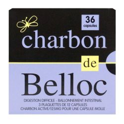 Charbon De Belloc 125 Mg Caps Molle Plq/36
