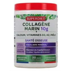 Superdiet Collagene Marin 10 G Pdr Sante Osseuse Pot/240G