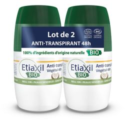 Etiaxil Vegetal Deodorant 48H 2Roll-On/50Ml