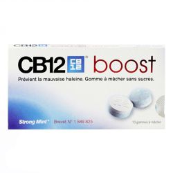 Cb 12 Boost Gom A Macher Sans Sucre Menthe Forte Plq/10