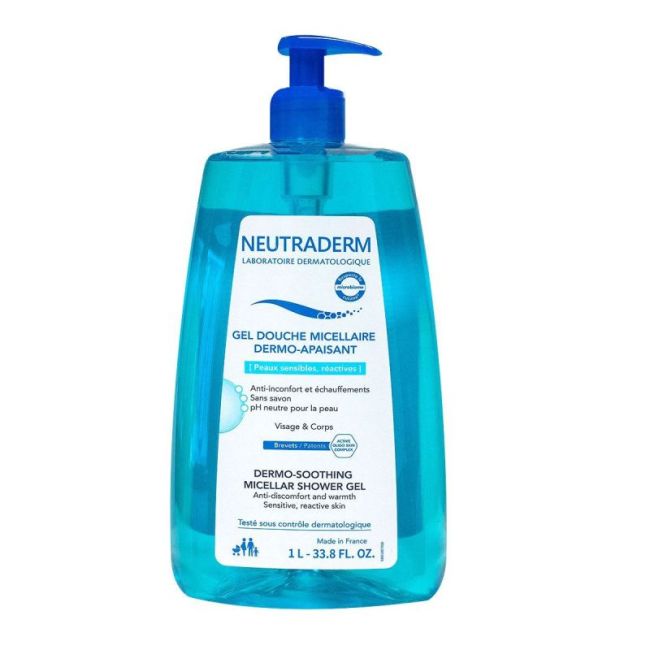 Neutraderm Gel Douche Micellaire Dermo-Apaisant Fl Pompe/1L