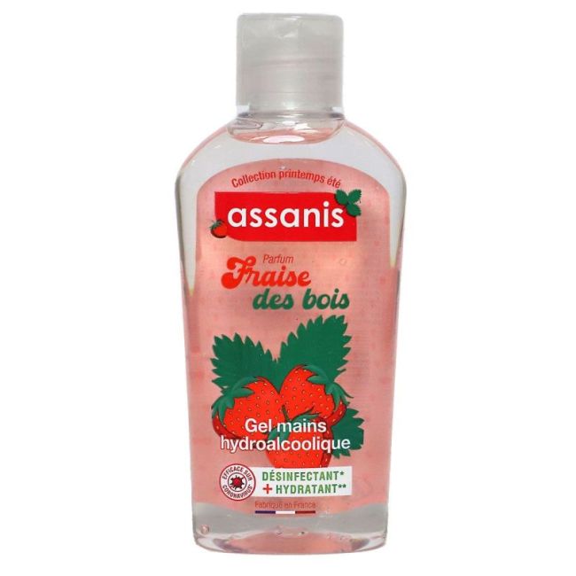 Assanis Gel Hydroalcoolique Fraise Des Bois Fl/80Ml