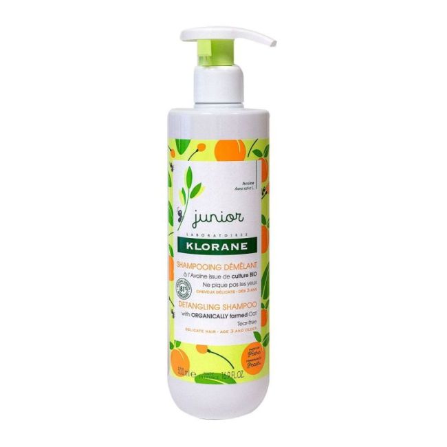 Klorane Junior Shampooing Demelant Peche Fl Pompe/500Ml