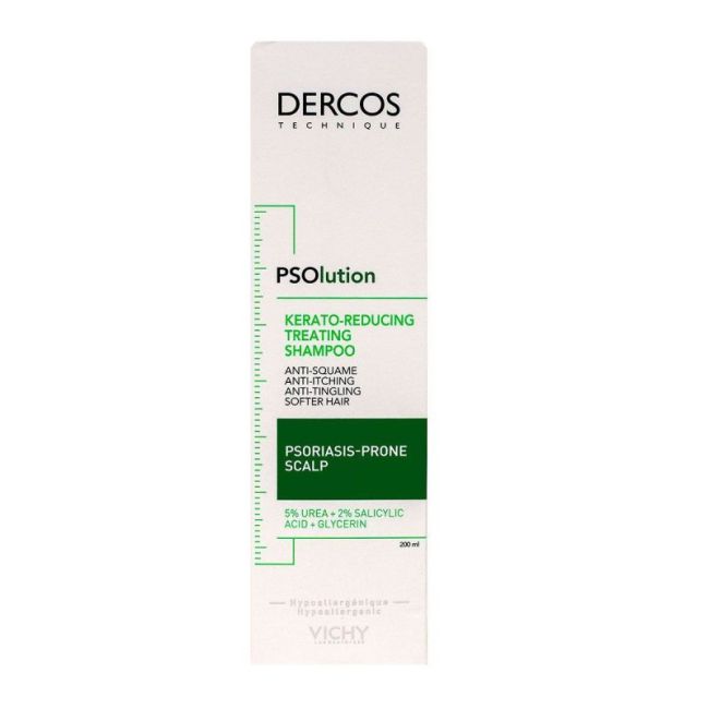 Dercos Shampooing Psolution Keratoreducteur Fl/200Ml