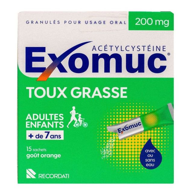 Exomuc 200 Mg Gle Us Oral En Sachet 15Sach/2G