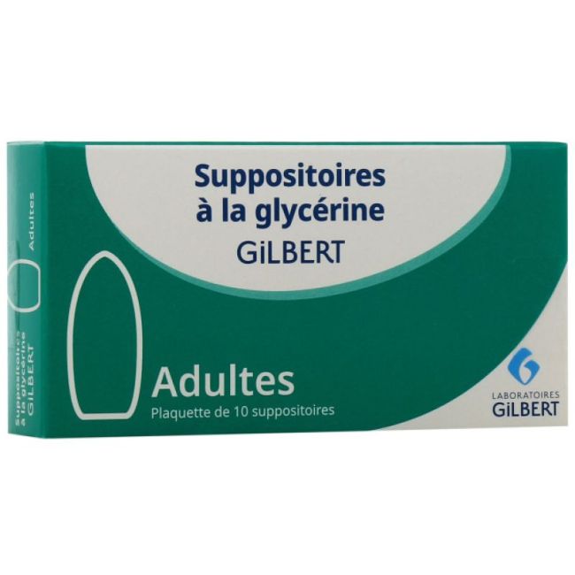 Suppositoire A La Glycerine Gilbert Suppos Adultes Sach/100