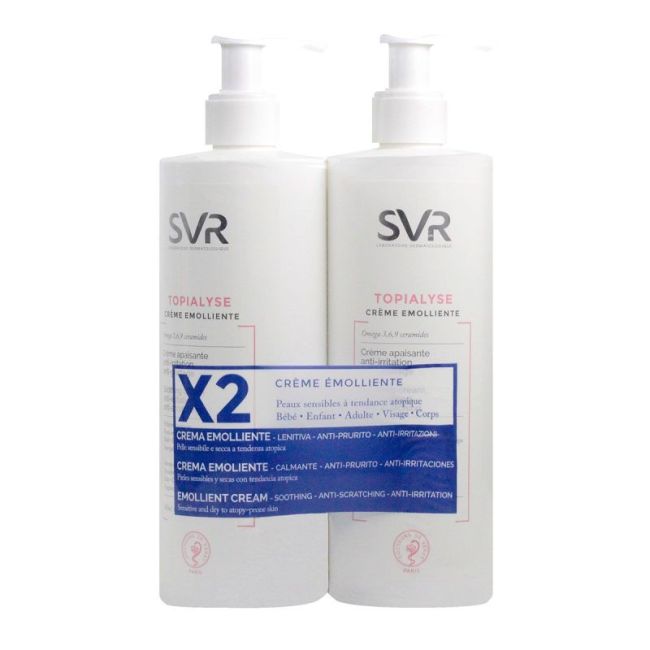 Svr Topialyse Cr Peau Seche Et Sensible Visage Et Corps 2Fl Pompe/400Ml