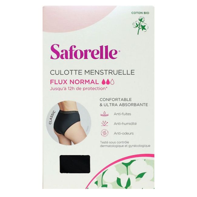 Saforelle Classic Culotte Menstruelle Flux Normal T38