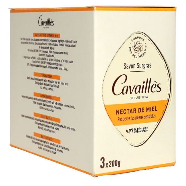 Cavailles Sav Surgras Nectar De Miel 3X200G