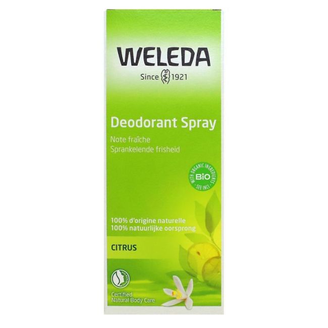 Weleda Gestes Fraicheur Deodorant Citrus Spray/100Ml