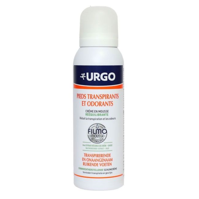 Urgo Filmomousse Mousse Pieds Transpirants Et Odorants Fl/125Ml
