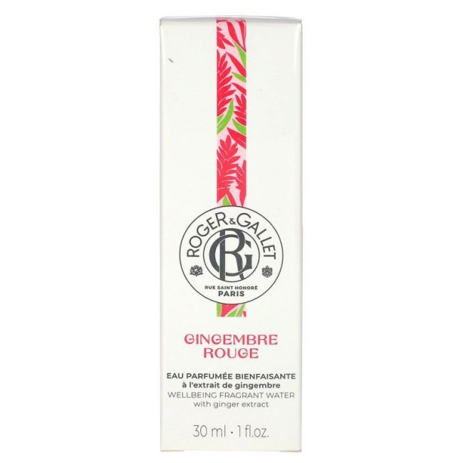 Roger Gallet Gingembre Rouge Eau Parfumee Bienfaisante Fl/30Ml