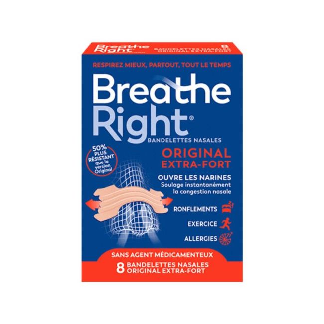 Breathe Right Bdlette Nasale Extra Fort B/8