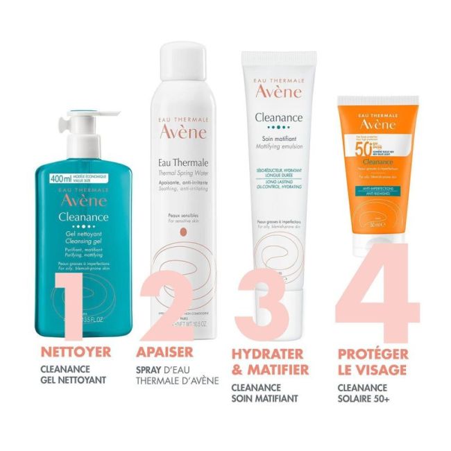 Avene Cleanance Solaire Spf 50+ Emuls Tres Haute Protection T/50Ml