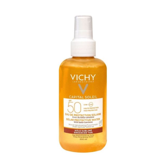 Vichy Capital Soleil Spf50 Eau Solaire Hale Sublime Spray/200Ml