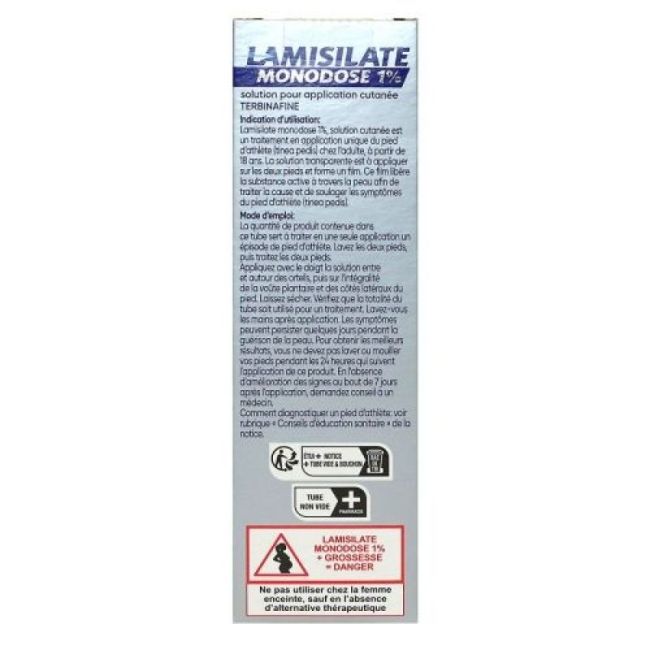 Lamisilate Monodose 1 % S Appl Cut T/4G