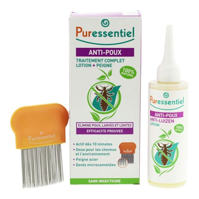 Puressentiel Anti-Poux Lot Traitante Fl/100Ml+Peigne