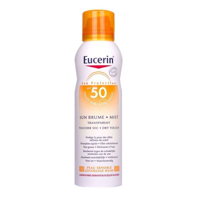 Eucerin Sun Oil Control Spf50 Brume Transparente Aeros/200Ml