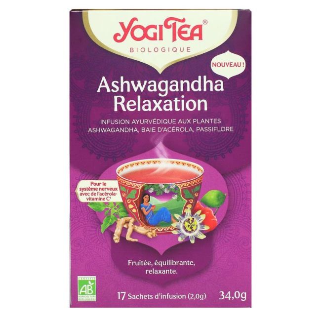 Yogi Tea Tis Ashwagandha Relaxation Bio 17Sach