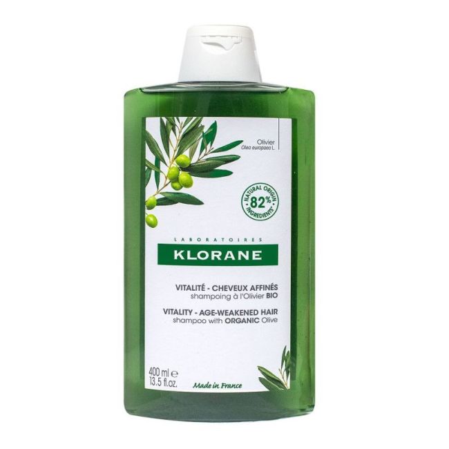 Klorane Capillaire Shampooing Vitalite Olivier Bio Fl/400Ml