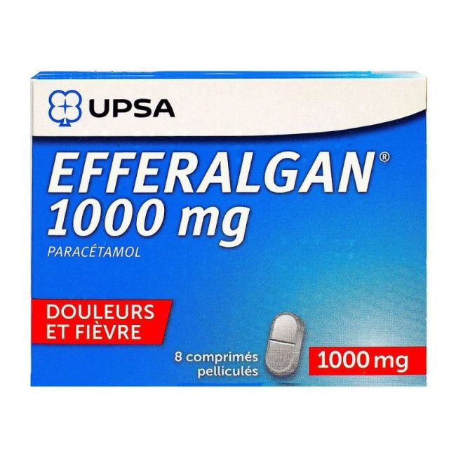 Efferalganmed 1000 Mg Cpr Pell Plq/8