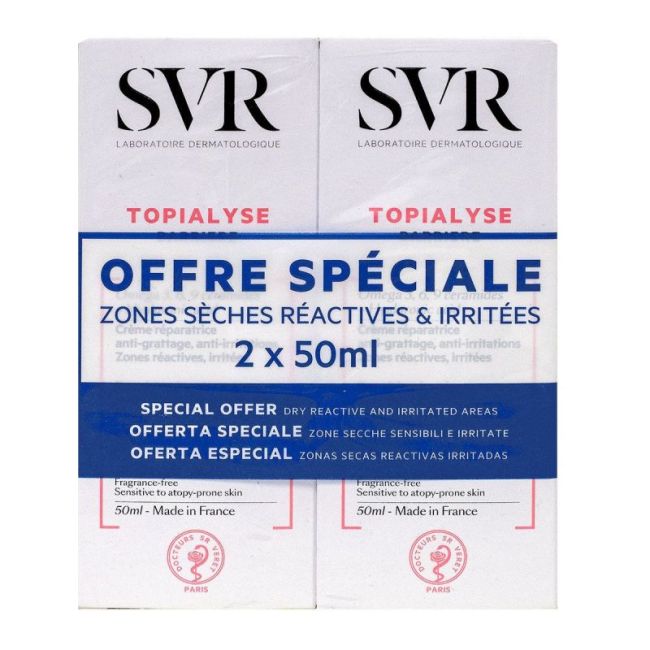 Svr Topialyse Cr Barriere Anti-Irritations Grattage 2T/50Ml