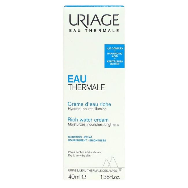 Uriage Eau Thermale Cr D'eau Riche Peau Seche A Tres Seche T/40Ml
