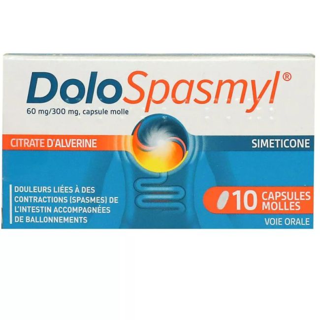 Dolospasmyl 60 Mg/300 Mg Caps Molle Plq Pvc-Alu/10
