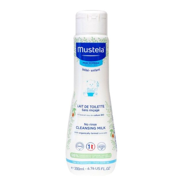 Mustela Bebe Enfant Lait De Toilette Avocat Bio Fl/200Ml