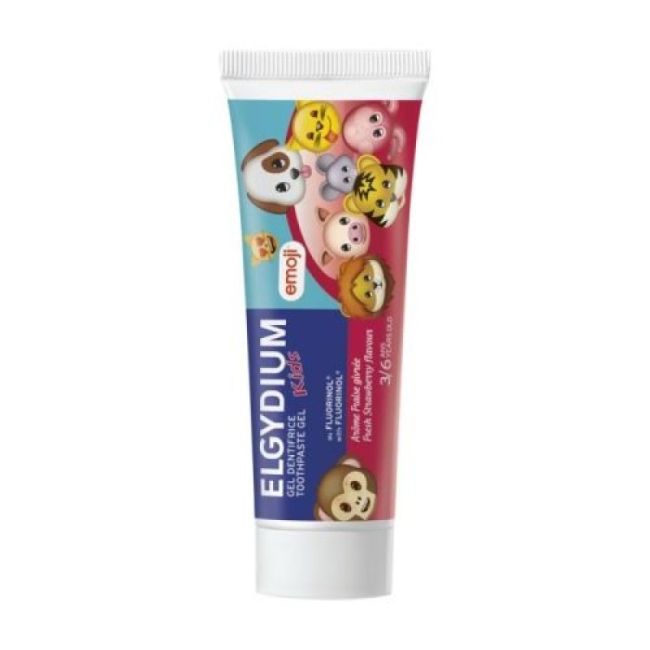 Elgydium Kids Emoji Fa Pate Dentifrice Fraise Givree T/50Ml