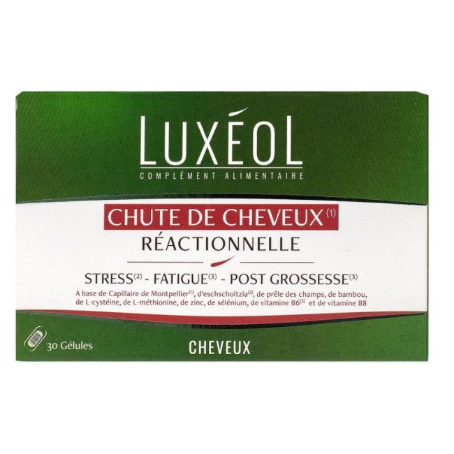 Luxeol Chute De Cheveux Reactionnelle Gel B/30