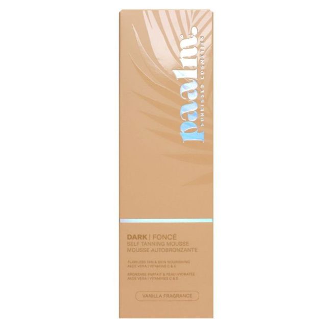 Paalm Mousse Autobronzante Teinte  Dark Fonce 150Ml