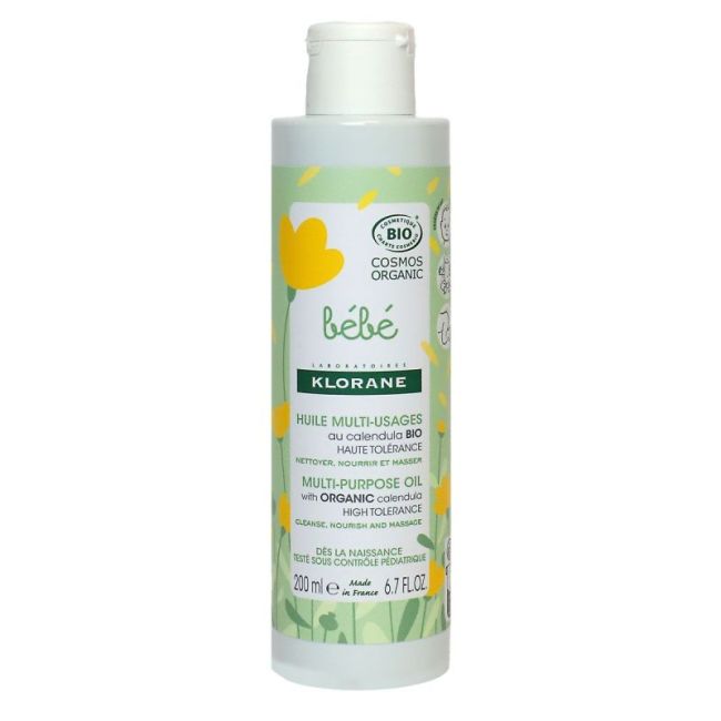 Klorane Bebe Bio Huile Multi-Usages Fl/200Ml