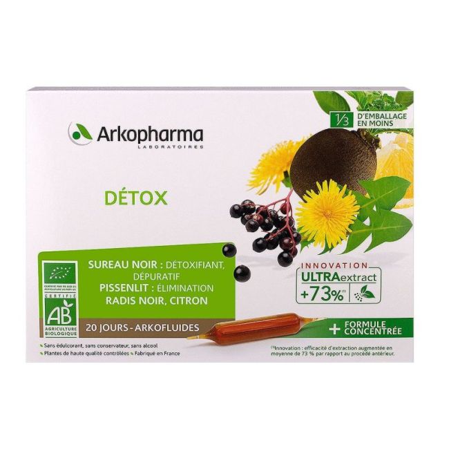 Arkofluide Bio Ultraextract S Buv Detox 20Amp/10Ml
