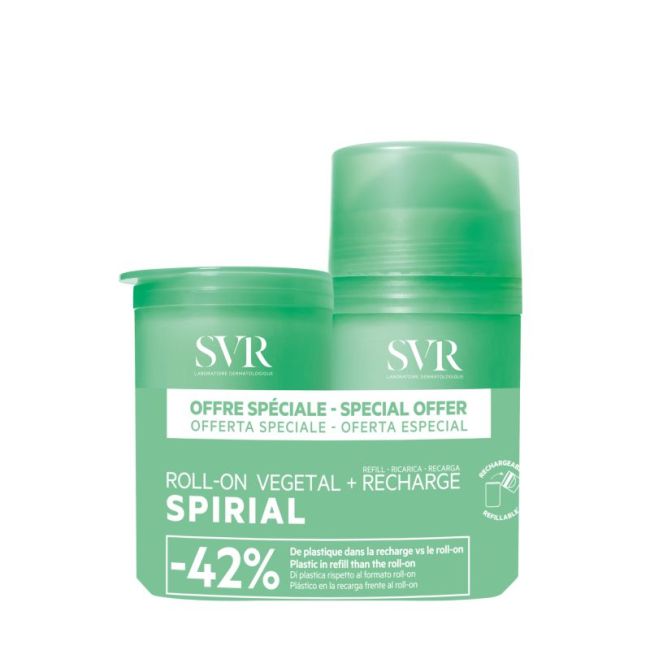 Svr Spirial Deodorant Vegetal Roll-On/50Ml+Rechge/50Ml