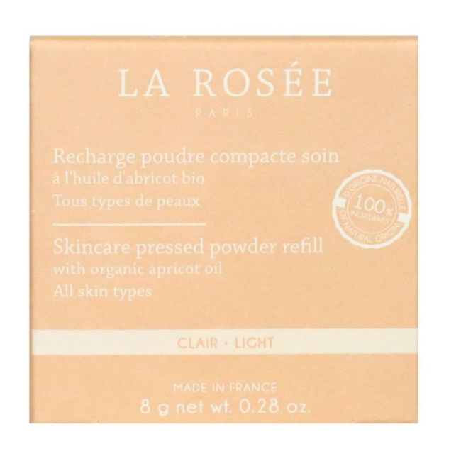 La Rosée Recharge Poudre Compacte Soin 01 Clair 8G