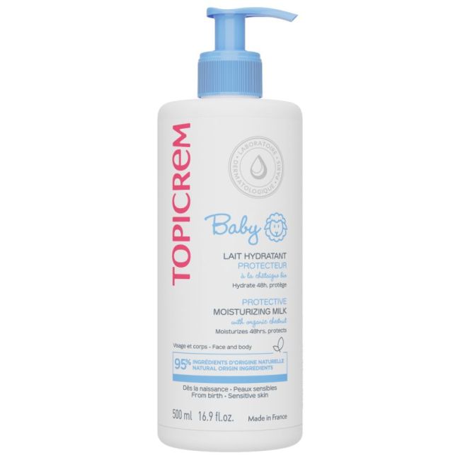 Topicrem Baby Lait Hydratant Protecteur Fl Pompe/500Ml+Gel