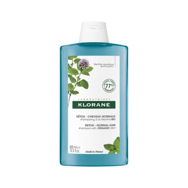 Klorane Capillaire Shampooing Detox Menthe Bio Fl/400Ml