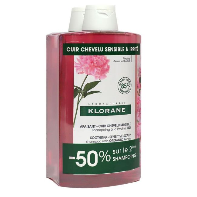 Klorane Capillaire Shampooing Pivoine Bio 2Fl/400Ml