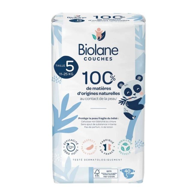 Biolane Expert Bio Couche Ecologique Taille 5 /40