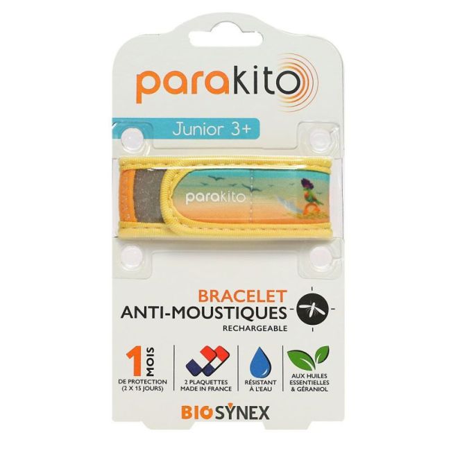 Parakito Junior 2 Bracelet Rechargeable Anti-Moustique Pirates B/2
