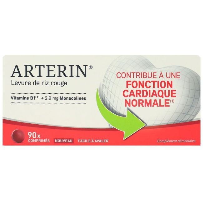 Arterin Levure De Riz Rouge 2,9 Mg Cpr B/90 3Eme Mois Offert