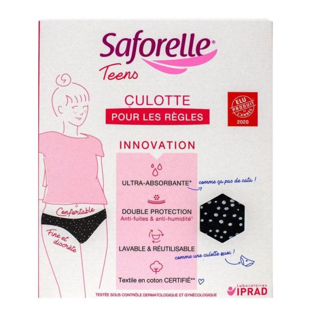 Saforelle Teens Culotte Ultra Absorbante Regles 14Ans