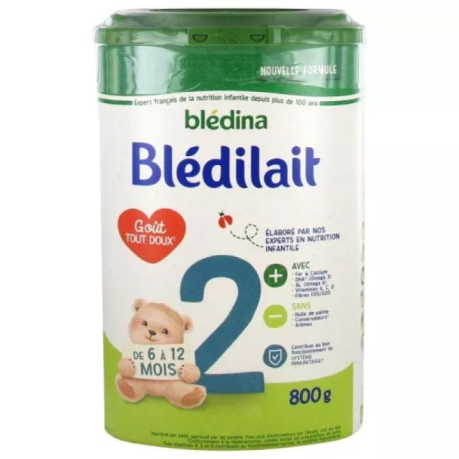 Bledilait 2 Lait Pdre B/800G