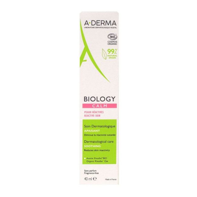 Aderma Biology Cr Soin Calm Dermatologique Apaisant T/40Ml