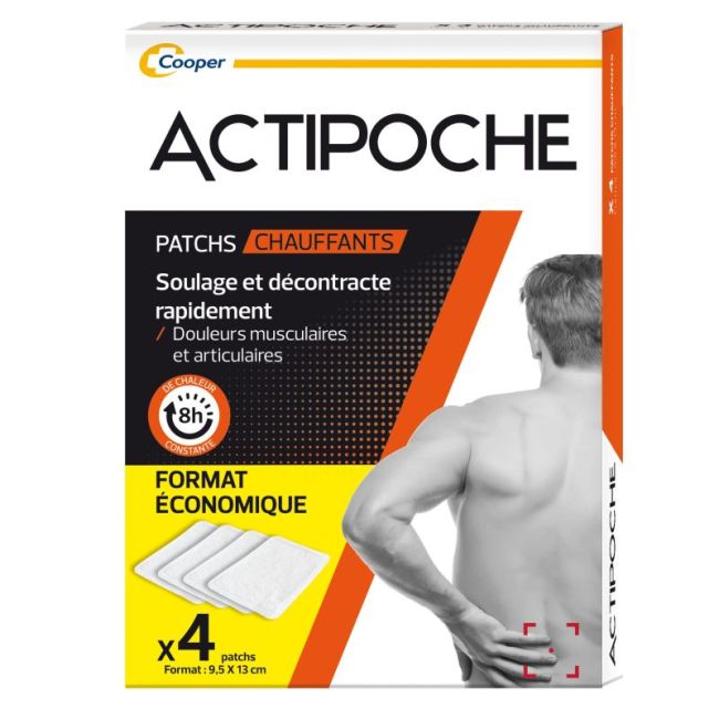 Actipoche Patch Chauffant Douleurs Musculaires B/4