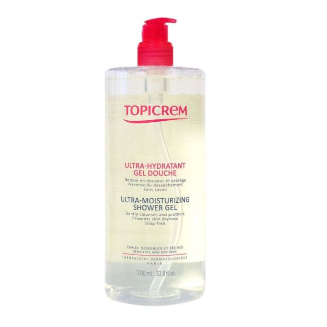 Topicrem Ultra-Hydratant Gel Douche Fl Pompe/1L
