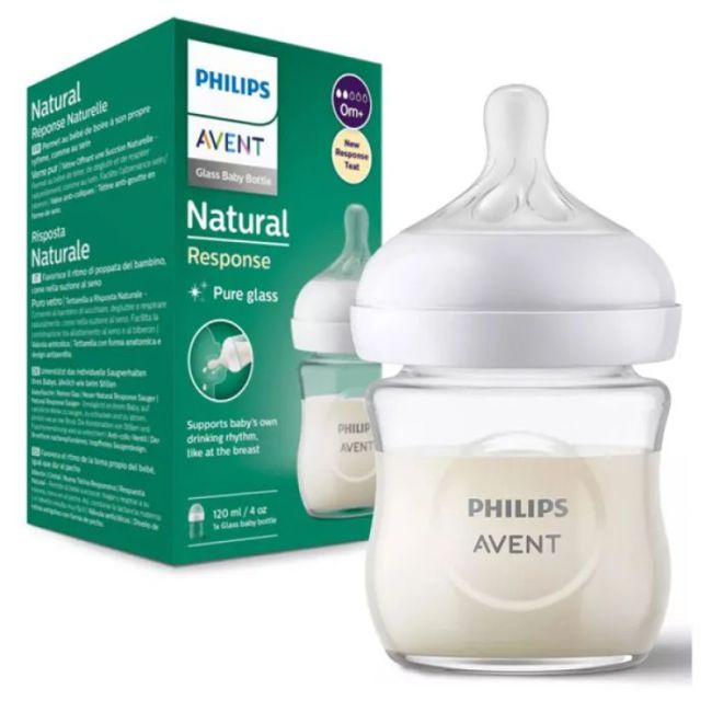 Avent Natural Response Biberon Verre 125Ml