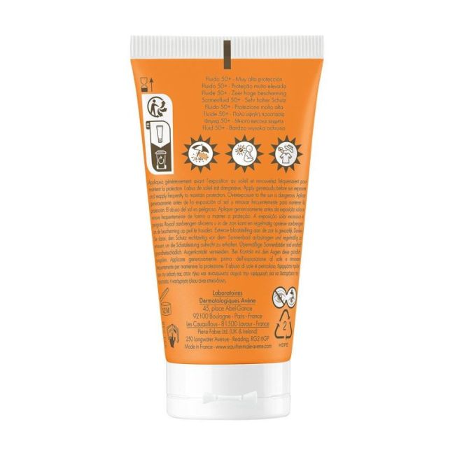 Avene Solaire Spf50+ Fluide T/50Ml