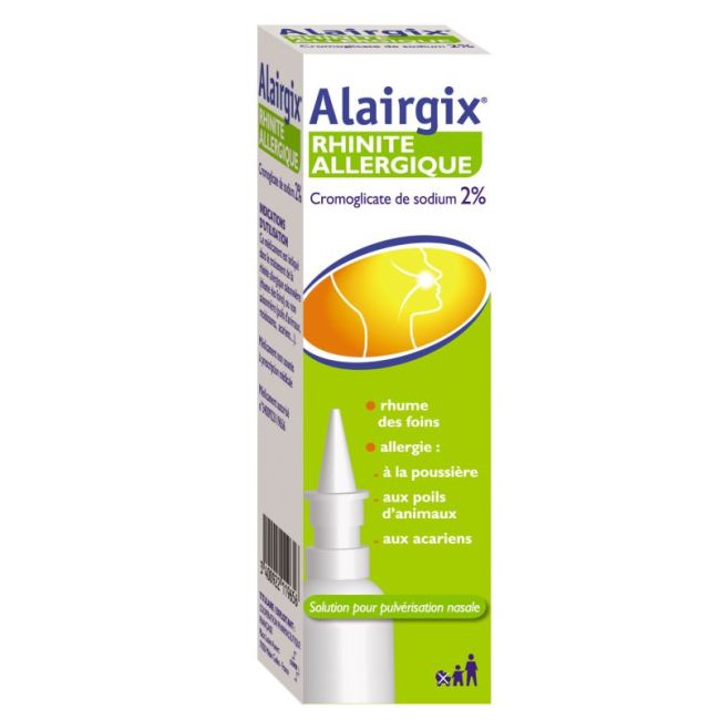 Alairgix Rhinite Allergique Cromoglicate De Sodium 2 % S Pulv Nas Fl/15Ml
